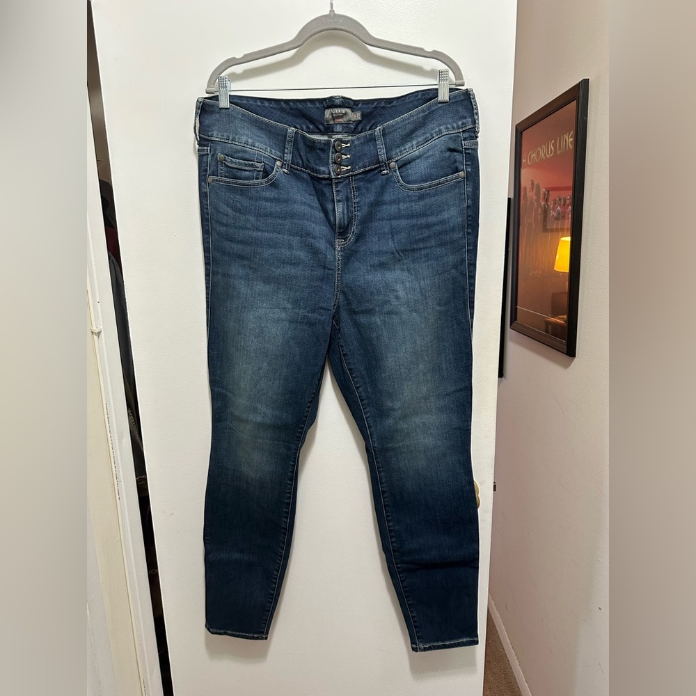 EUC Torrid denim jeggings